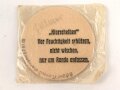Paar Ersatz Klarscheiben für eine Gasmaske der Wehrmacht. Gehört ins Deckelfach der Bereitschaftsbüchse