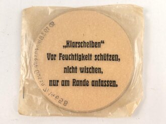 Paar Ersatz Klarscheiben für eine Gasmaske der...