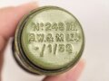 Großbritannien 2. Weltkrieg, " Outfit Anti Dimming Mk V" datiert 1939, gehört in die Gasmaskentasche