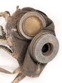 1.Weltkrieg Gasmaske. Guter Zustand, Leder weich.
