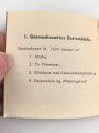 Dänemark, Bedienungsanleitung für die Zivilgasmaske M 1938, datiert 1939, 16 Seiten, Maße: 8 x 8cm