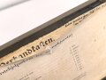 Verbandkasten für Kraftfahrzeuge der Wehrmacht,  das Inhaltsverzeichnis überklebt. Von der norwegischen Armee überlackiertes Stück