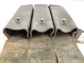 Norwegen nach 1945, lederne Magazintasche für drei Stangenmagazine MP38. und 40 der Wehrmacht. Die MP40 war nach Kriegsende noch lange bei der norwegischen Armee im Bestand