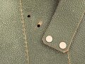 Norwegen nach 1945, leicht defekte, lederne Magazintasche für drei Stangenmagazine MP38. und 40 der Wehrmacht. Die MP40 war nach Kriegsende noch lange bei der norwegischen Armee im Bestand
