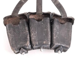 Patronentasche zum k98 der Wehrmacht, frühes Stück, ungereinigt