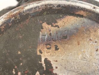 Ölkanne für die Werkzeugtasche für MG34 und MG42 der Wehrmacht, überlackiertes Stück, ungereinigt