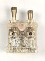 Norwegen, Sieben Stück  " Star dynamics U.184/Gt Connector " in Transportkasten und Webleinentasche.