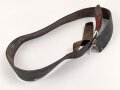 Kaiserreich, Koppelriemen für Mannschaften. Angetrocknetes Lackleder, Patetntverschluss, Höhe 39mm, Gesamtlänge 95cm