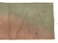 Stück schweres Webleinen, sicherlich Teil einer Fahrzeugplane der Reichswehr oder Wehrmacht. Maße 19,5 x 48cm