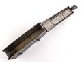 Gurtkasten / Patronenkasten Wehrmacht aus Aluminium. Überlackiertes Stück mit seitlicher Modifikation
