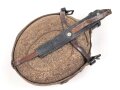 Korpus für Feldflasche Wehrmacht, Ausführung 1 Liter, die Belederung Eigenbau