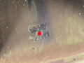 Richtaufsatz 35 zum 80mm Granatwerfer 34 der Wehrmacht. Norwegisch überlackiertes Stück, voll beweglich