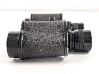 Doppelfernrohr "Sollux 6 x 30" von Busch Rathenow. Zivile Ausführung mit Mitteltrieb, Durchsicht verpilzt
