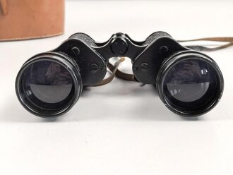 Großbritannien, Doppelfernrohr 7 x 50, Hersteller "Klare Durchsicht, guter Zustand, in passendem Lederbehälter