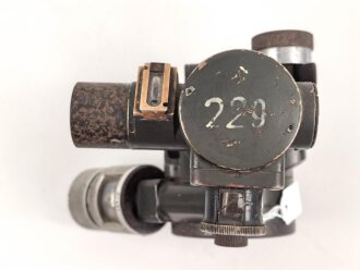 MG Zieleinrichtung ( MGZ36 ) Originallack, Hersteller Wichmann. Voll beweglich,  neblige Durchsicht . Ungereinigt