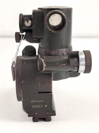 MG Zieleinrichtung ( MGZ36 ) Originallack, Hersteller Wichmann. Voll beweglich,  neblige Durchsicht . Ungereinigt