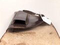Pistolentasche braunes Leder. Keine Markierungen, Alter und Herkunft unbekannt, Höhe auf der Magazinseite gemessen 17cm