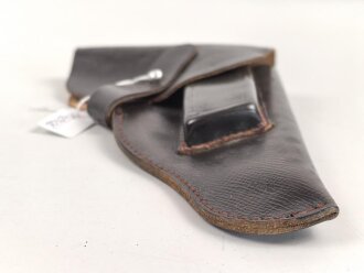 Pistolentasche braunes Leder. Keine Markierungen, Alter...