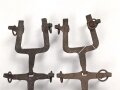 Paar Steigeisen für Bergschuhe der Gebirgsjäger. Größe 2, ungereinigtes Paar
