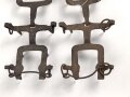 Paar Steigeisen für Bergschuhe der Gebirgsjäger. Größe 2, ungereinigtes Paar