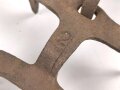 Paar Steigeisen für Bergschuhe der Gebirgsjäger. Größe 2, ungereinigtes Paar