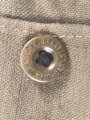 1. Weltkrieg, feldgrauer Brotbeutel, getragenes Stück, der D-Ring zum Befestigen der Feldflasche fehlt