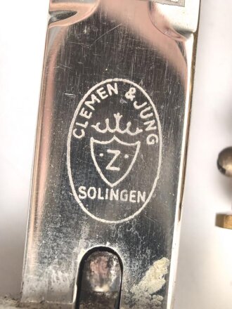 Kaiserliche Marine, Dolch für Offiziere mit Gehänge und Portepee. Neuzeitliche Fertigung von Clemen & Jung Solingen. Gebraucht, gut