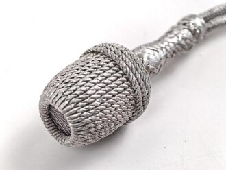 Kaiserliche Marine, Dolch für Offiziere mit Gehänge und Portepee. Neuzeitliche Fertigung von Clemen & Jung Solingen. Gebraucht, gut