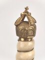 Kaiserliche Marine, Dolch für Offiziere mit Gehänge und Portepee. Neuzeitliche Fertigung von Clemen & Jung Solingen. Gebraucht, gut