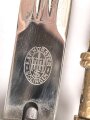 Kaiserliche Marine, Dolch für Offiziere mit Gehänge und Portepee. Neuzeitliche Fertigung von Hörster Solingen. Gebraucht, gut