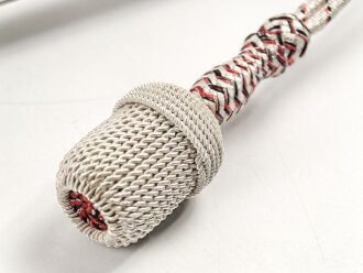 Kaiserliche Marine, Säbel  für Offiziere mit Peitschengehänge und Portepee. Neuzeitliche Fertigung . Gebraucht