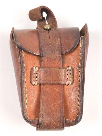 Argentinien, lederne Patronentasche Modell 1909. Gebraucht.