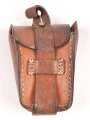 Argentinien, lederne Patronentasche Modell 1909. Gebraucht.