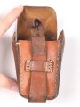 Argentinien, lederne Patronentasche Modell 1909. Gebraucht.
