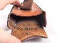 Argentinien, lederne Patronentasche Modell 1909. Gebraucht.
