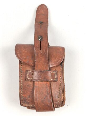 Argentinien, lederne Patronentasche Modell 1909. Gebraucht.