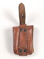 Argentinien, lederne Patronentasche Modell 1909. Gebraucht.