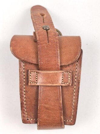 Argentinien, lederne Patronentasche Modell 1909. Gebraucht.