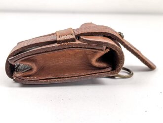 Argentinien, lederne Patronentasche Modell 1909. Gebraucht.