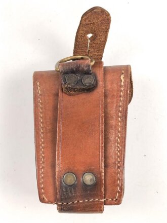 Argentinien, lederne Patronentasche Modell 1909. Gebraucht.