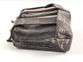 Patronentasche zum K98 Wehrmacht ( für 6 Ladestreifen) gebraucht, datiert 1936, ungereinigtes Stück