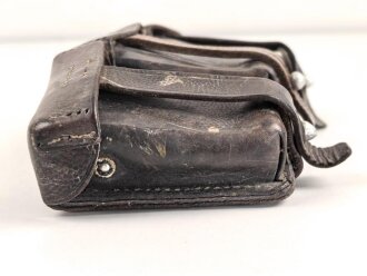 Patronentasche zum K98 Wehrmacht ( für 6 Ladestreifen) gebraucht, datiert 1936, ungereinigtes Stück