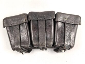 Patronentasche zum K98 Wehrmacht ( für 6 Ladestreifen) gebraucht, datiert 1941