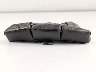 Patronentasche zum K98 Wehrmacht ( für 6 Ladestreifen) . Gebraucht, mit Reichsbetriebsnummer