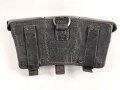 Patronentasche zum K98 Wehrmacht ( für 6 Ladestreifen) . Gebraucht, mit Reichsbetriebsnummer