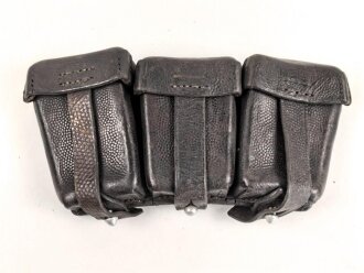 Patronentasche zum K98 Wehrmacht ( für 6 Ladestreifen) . Gebraucht, ohne erkennbare Stempelung