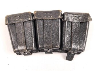 Patronentasche zum K98 Wehrmacht ( für 6 Ladestreifen) . Gebraucht, ohne erkennbare Stempelung