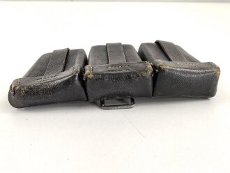 Patronentasche zum K98 Wehrmacht ( für 6 Ladestreifen) . Gebraucht, ohne erkennbare Stempelung