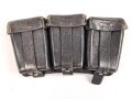 Patronentasche zum K98 Wehrmacht ( für 6 Ladestreifen) . Gebraucht, ohne erkennbare Stempelung