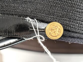 Handelsmarine, dunkelblaue Schirmmütze, Kopfgrösse 55
